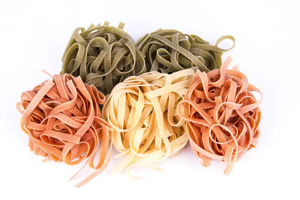 Tagliatelle Tricolori — Zdjęcie stockowe