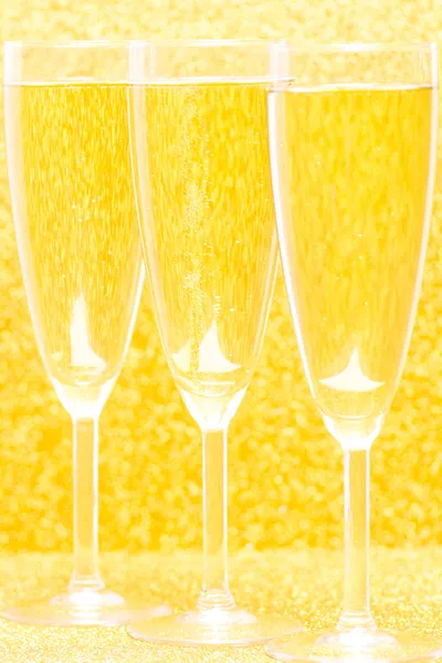 Three Champagne for celebration — Stock Photo, Image