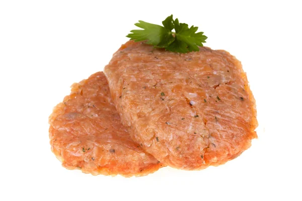 Hamburger-of-salmon — Stock Photo, Image