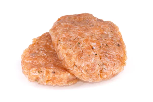 Zwei Hamburger mit Lachs — Stockfoto