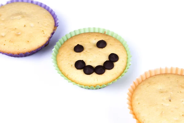 Three muffins — Stock Photo, Image