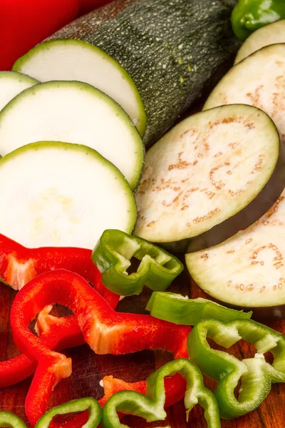 Sliced vegetables — Stock Photo, Image