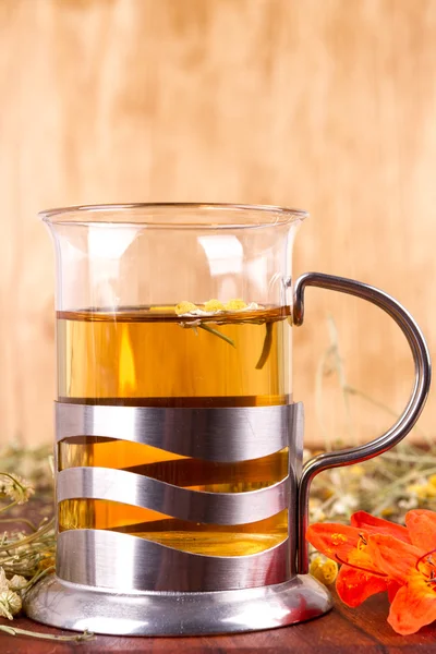 Herbata z rumiankami — Zdjęcie stockowe