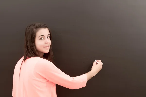 Writing on a blackboard — Stock Photo, Image