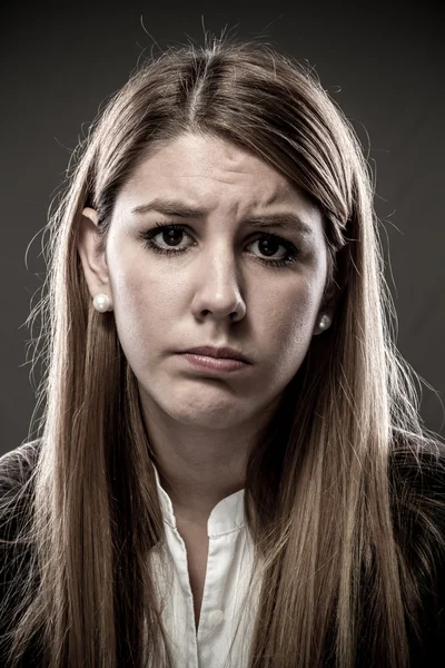 Mujer aburrida — Foto de Stock