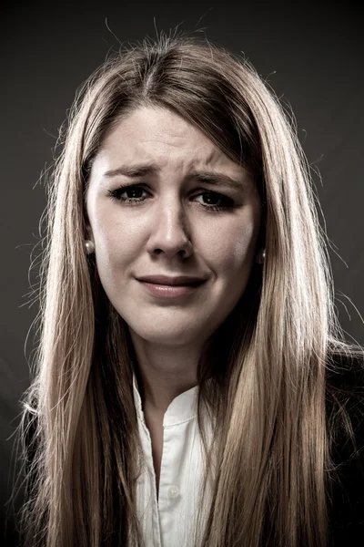 Mulher chorando — Fotografia de Stock