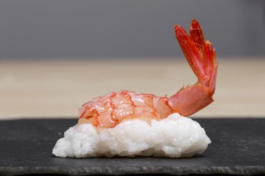 Kırmızı karides suşi
