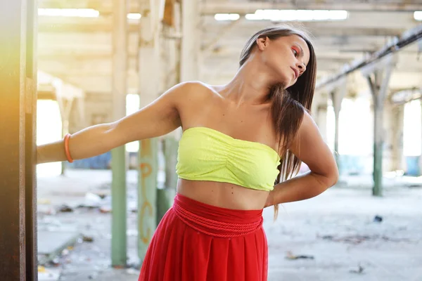 Foto de moda de mulher bonita — Fotografia de Stock