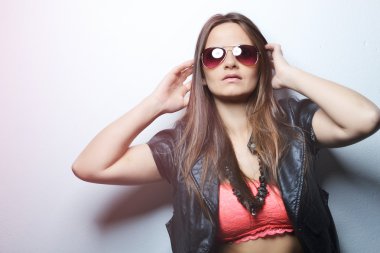 güzel kadın moda fotoğrafı