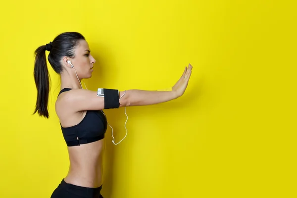 Beautiful fitness woman — Stock Photo, Image