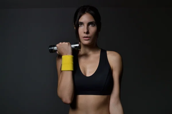 Egzersiz fitness güzel kadın — Stok fotoğraf