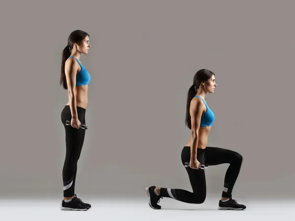 Beautiful fitness woman working out — Stock Photo, Image