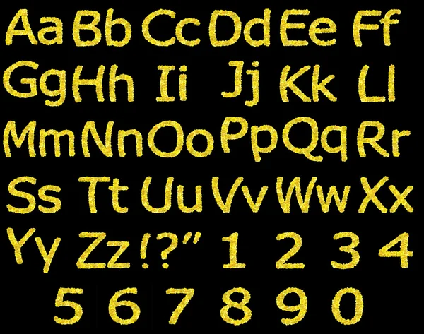 Alphabet, script, ABC — Stock Photo, Image
