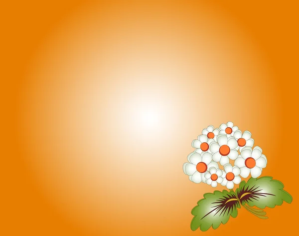 Fondo de flores — Vector de stock