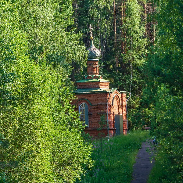 Ortodoxa Kapellet Skogen Kostroma Provinsen Ryssland Byggnadsår 1913 — Stockfoto