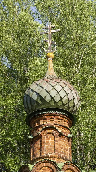 Traverser Sur Toit Chapelle Orthodoxe Province Kostroma Russie Année Construction — Photo