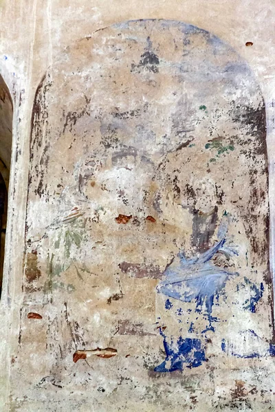 Pittura Murale All Interno Una Chiesa Ortodossa Abbandonata Chiesa Del — Foto Stock