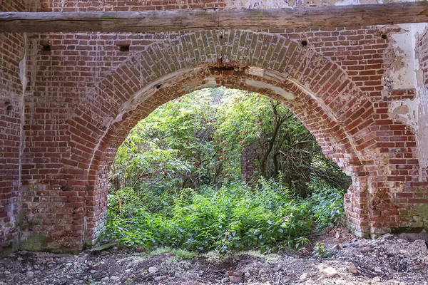 Das Innere Einer Verlassenen Orthodoxen Kirche Der Tempel Des Dorfes — Stockfoto