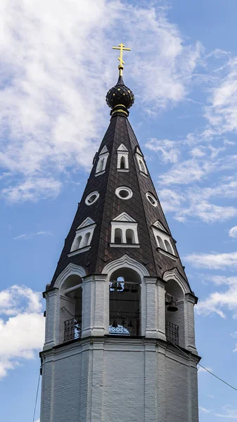 Bell Tower Assumption Church City Ples Volga River Russia Ivanovo — стокове фото