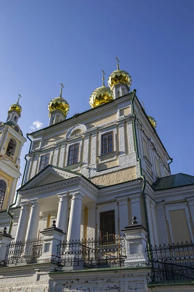 Iglesia Resurrección Ciudad Ples Río Volga Rusia Región Ivanovo Año —  Fotos de Stock