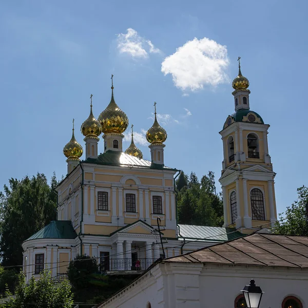 Iglesia Resurrección Ciudad Ples Río Volga Rusia Región Ivanovo Año —  Fotos de Stock