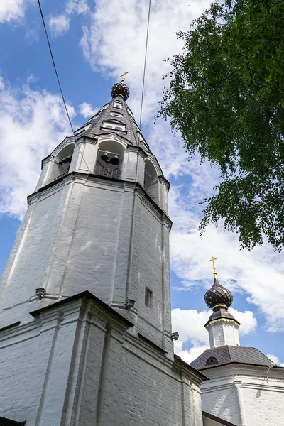Nagyboldogasszony Templom Város Ples Volga Folyó Oroszország Ivanovo Régió Építési — Stock Fotó