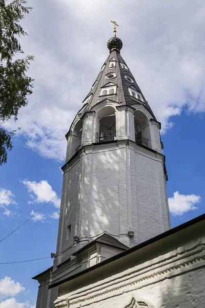 1699年俄罗斯伏尔加河畔普列斯市假定教堂钟楼 伊万诺沃地区 — 图库照片