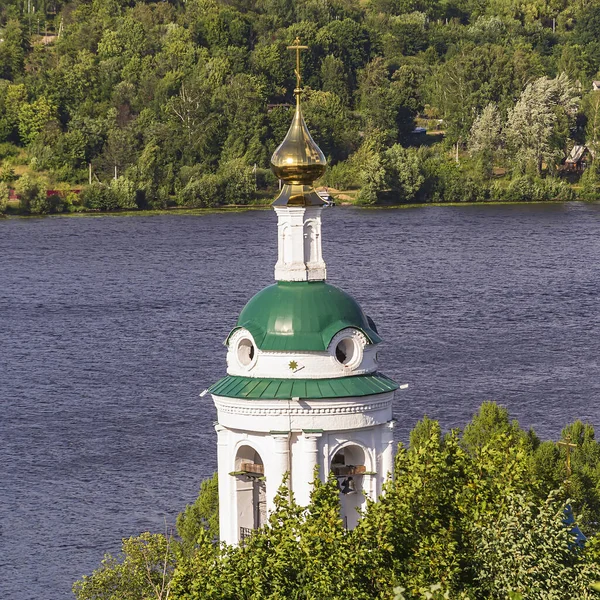 Campanario Iglesia Varvarinsky Ciudad Ples Río Volga Rusia Región Ivanovo —  Fotos de Stock