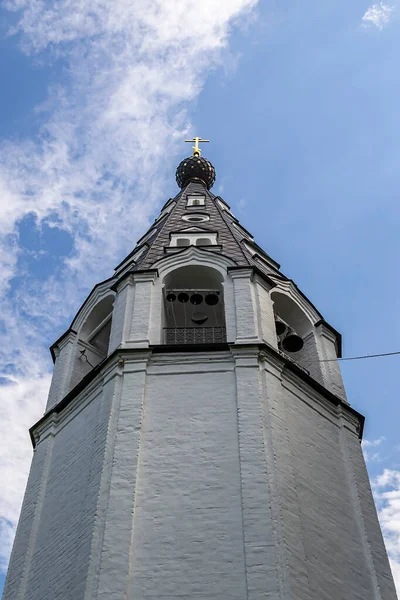 Bell Tower Assumption Church City Ples Volga River Russia Ivanovo — 图库照片