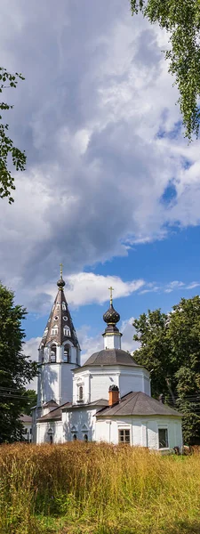 Iglesia Asunción Ciudad Ples Río Volga Rusia Región Ivanovo Año —  Fotos de Stock
