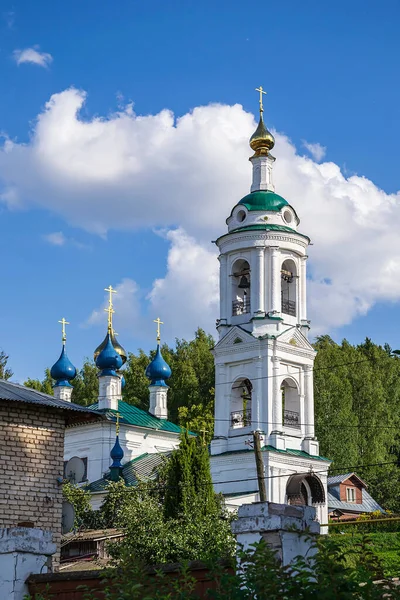 Varvarinskaya Church City Ples Volga River Russia Ivanovo Region Year —  Fotos de Stock