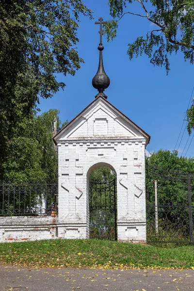 Gates Ensemble Assumption Church City Ples Volga River Russia Ivanovo — стоковое фото