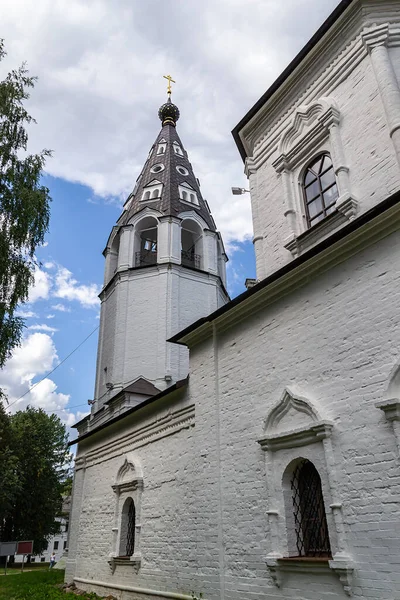 Kostel Nanebevzetí Panny Marie Městě Ples Řece Volze Rusko Ivanovo — Stock fotografie