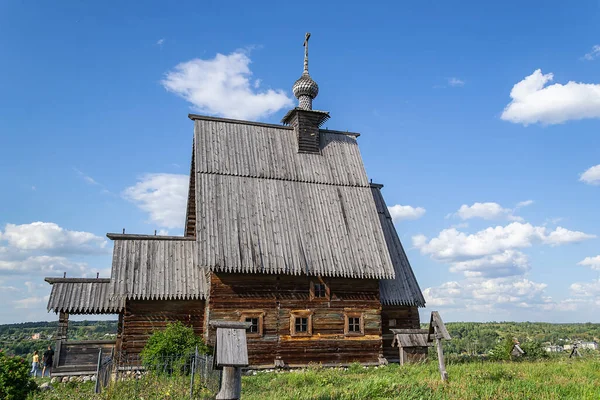 Resurrection Church Village Bilyukovo Town Ples Volga River Russia Ivanovo — Stockfoto