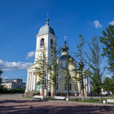Büyük Ortodoks Kilisesi, Varsayım Katedrali, Myshkin, Yaroslavl Bölgesi, Rusya