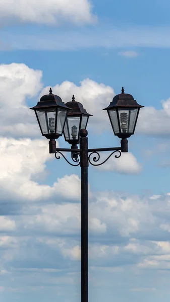 Old Street Lamp Executed Retro Style — Stock Photo, Image