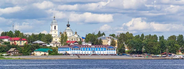 Embankment City Myshkin Yaroslavl Region Russia — Stock Photo, Image