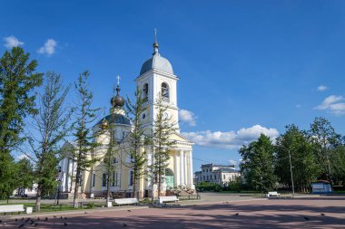 Büyük Ortodoks Kilisesi, Varsayım Katedrali, Myshkin, Yaroslavl Bölgesi, Rusya