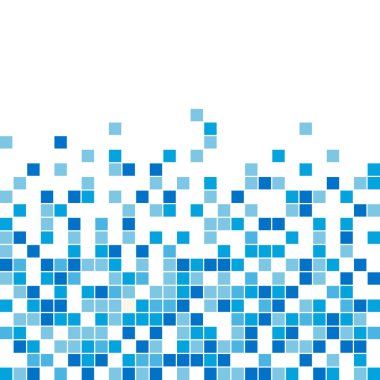 Vector seamless blue mosaic