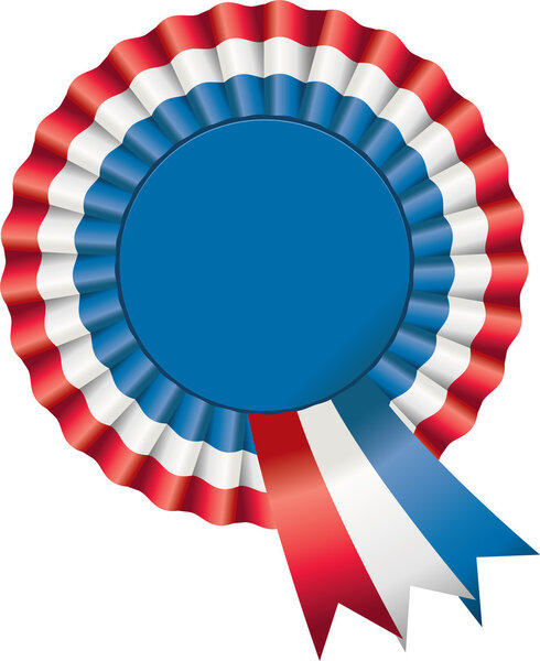 Ribbon Rosette Vector