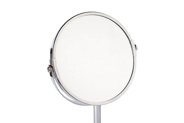 Desktop Make Cosmetic Mirror Isolated White Background Home Metal Mirror Royalty Free Stock Images