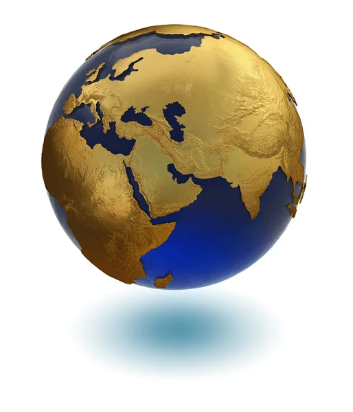 Golden earth — Stock Photo, Image