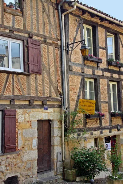 Régi házak Perigaux, Franciaország — Stock Fotó