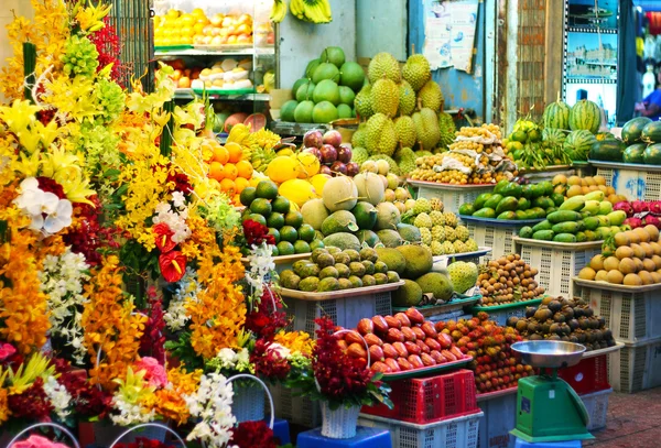 Frutas exóticas en Bangkok, Tailandia Imágenes de stock libres de derechos