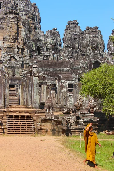 Bayon wat buddhistischer Mönch — Stockfoto