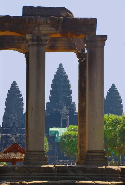 Angkor wat templom Kambodzsában — Stock Fotó