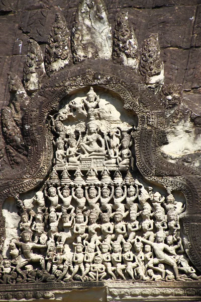 Angkor wat reliéf — Stock fotografie
