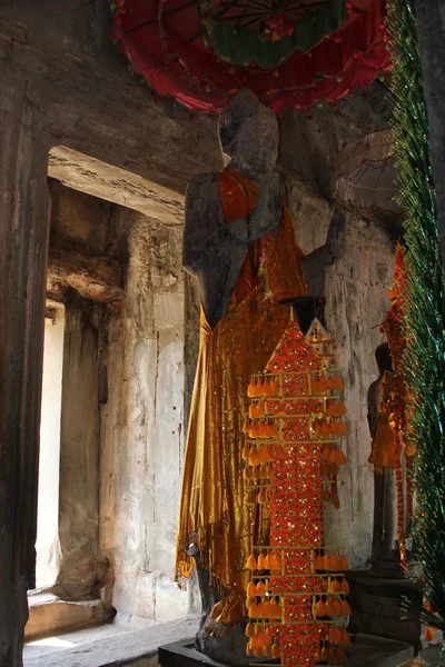 Patung Buddha di Angkor Wat Stok Gambar