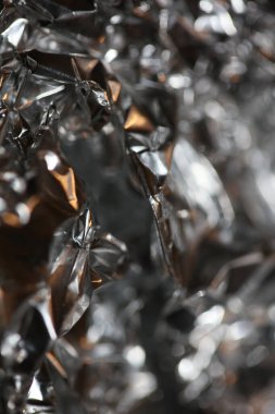 Alüminyum kağıt soyut arkaplan yüksek kaliteli büyük resim baskısını kapat