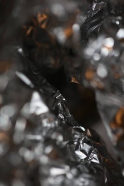 Alüminyum kağıt soyut arkaplan yüksek kaliteli büyük resim baskısını kapat